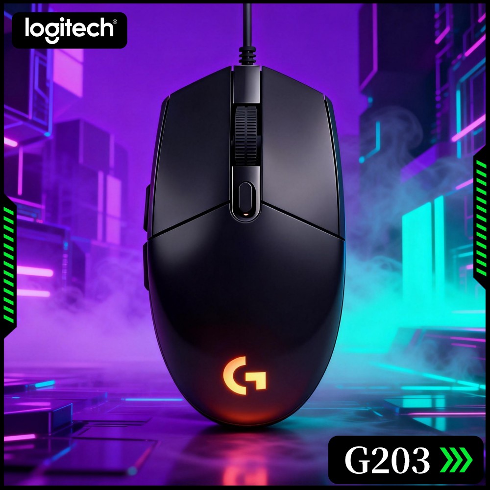 Logitech Mouse G203 - Ratón para juegos con cable Logitech