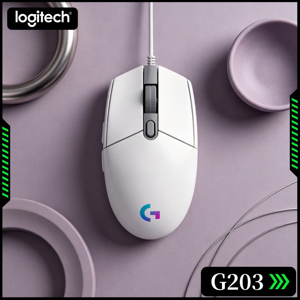Logitech Mouse G203 - Ratón para juegos con cable Logitech