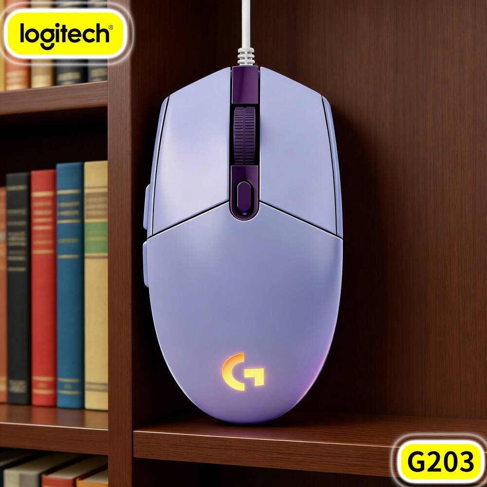 Logitech Mouse G203 - Ratón para Juegos Logitech G203 con