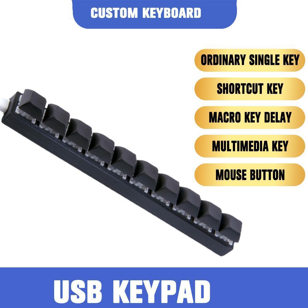 Gaming Keyboard Budget - Mini teclado USB personalizado con cable