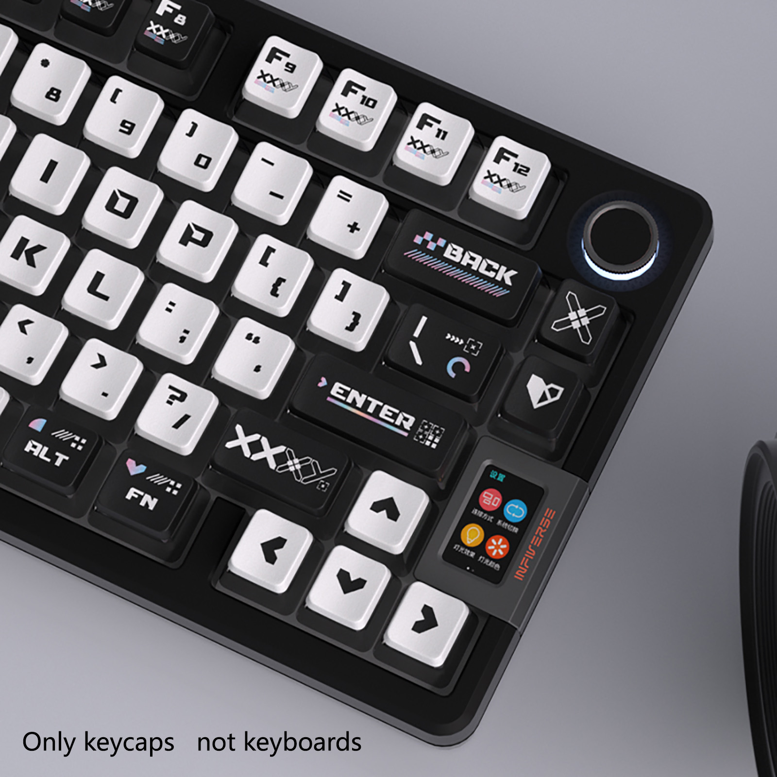Keyboard Gaming Transparent - Teclas con diseño de Pudding en