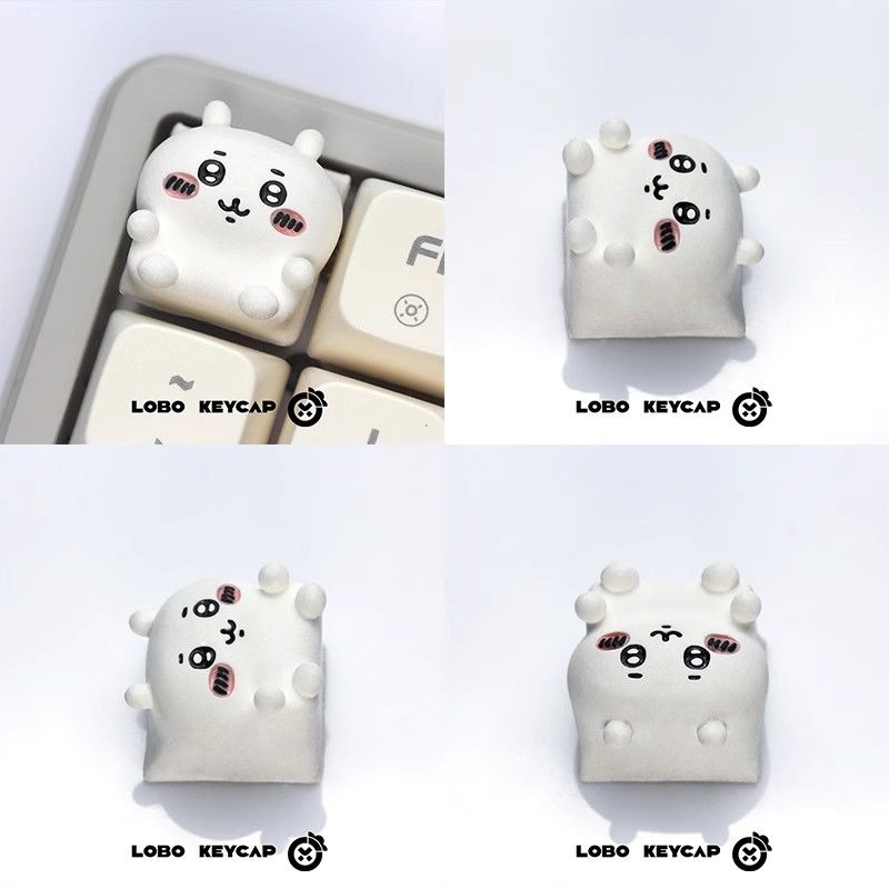 Gaming Keyboard Mechanical - Teclas Mecánicas de Anime Chiikawaed, Lindas
