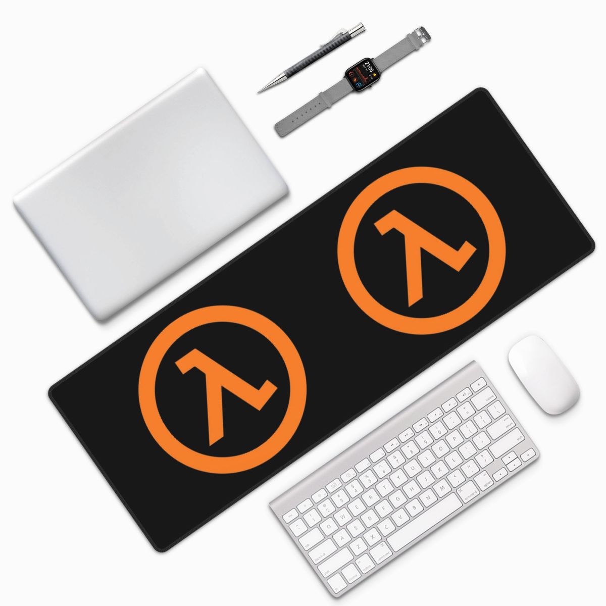Gaming Keyboard Half - Alfombrilla de Ratón Grande Half Life