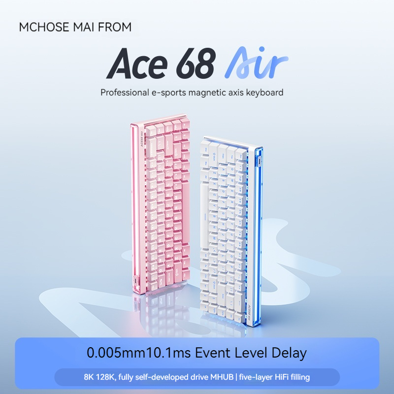Gaming Keyboard Mechanical - Teclado mecánico Mchose Ace68 Air de