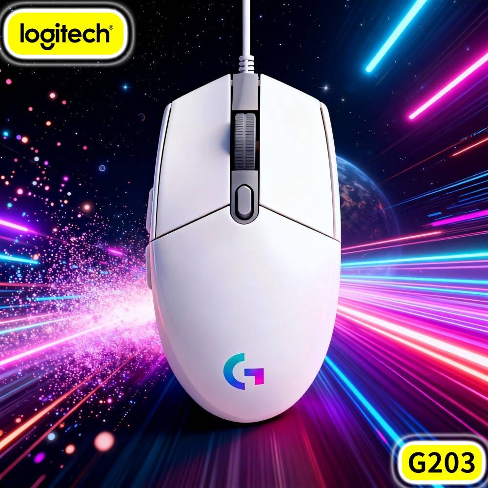 Logitech Mouse G203 - Ratón para Juegos Logitech G203 con