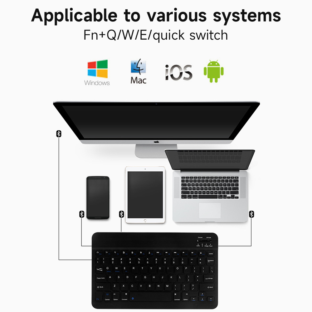 Teclado Bluetooth inalámbrico  - Gaming Keyboard Wireless reseña y precio