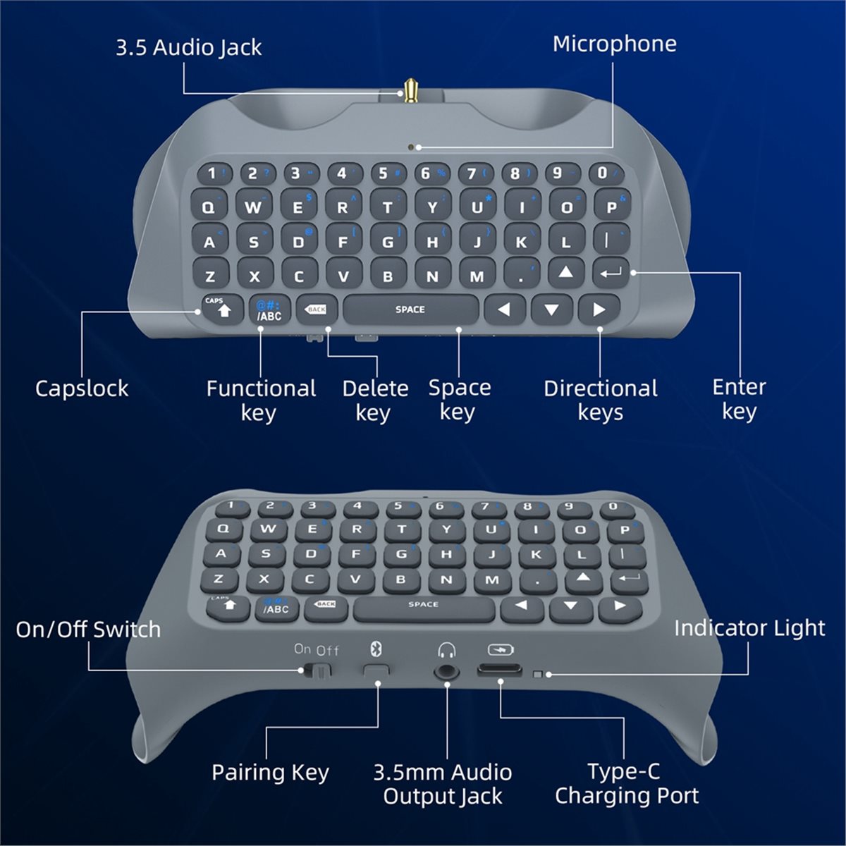 Teclado Inalámbrico para Juego - Gaming Keyboard Wireless reseña y precio
