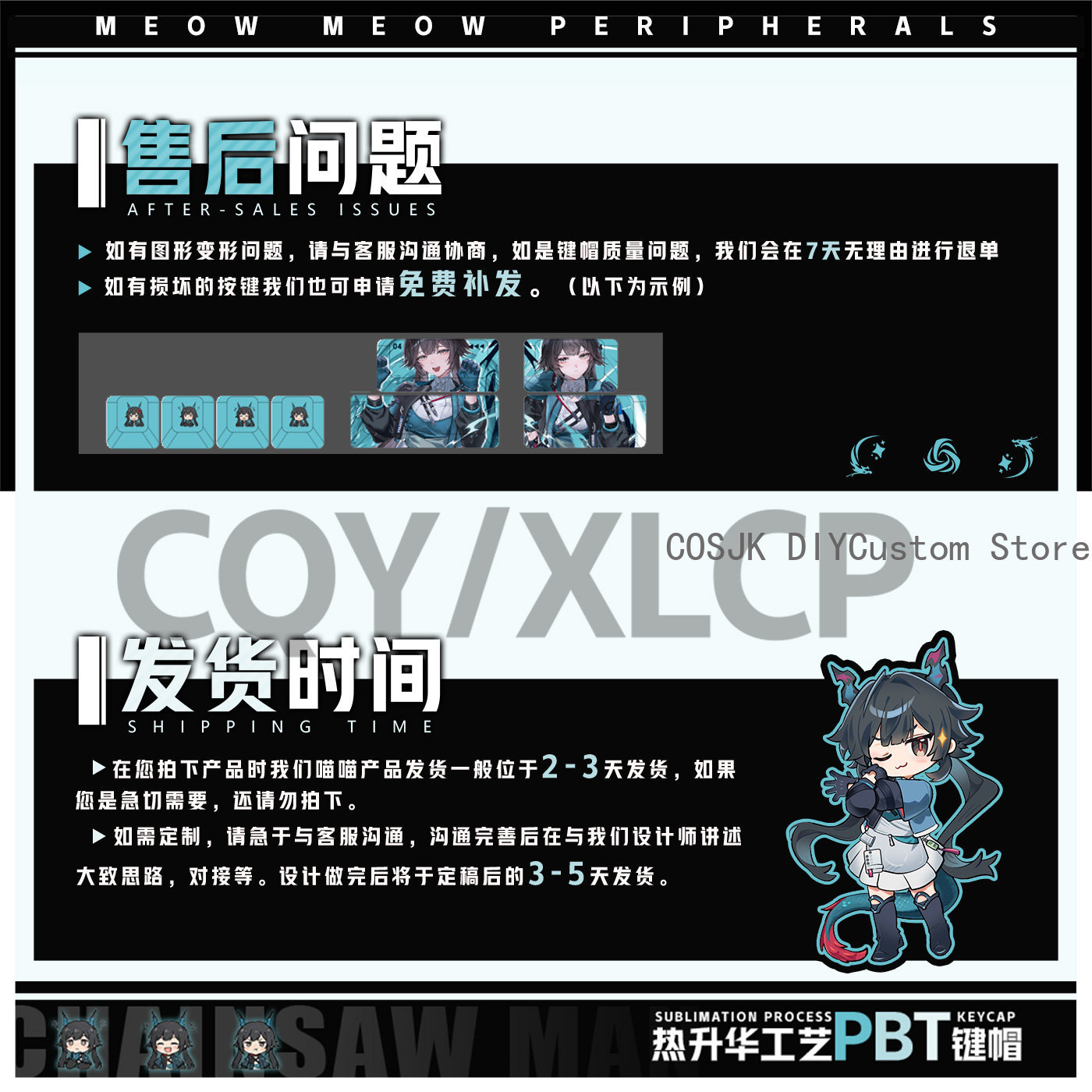 122 Teclas Anime Chen Qianyu A - Gaming Keyboard Mechanical reseña y precio