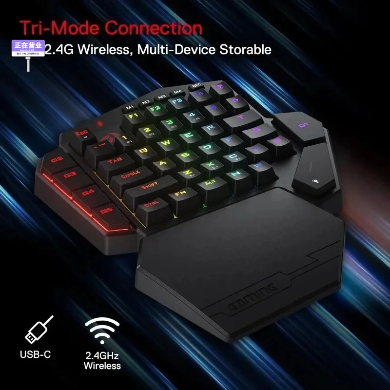 Nuevo Teclado Mecánico Inalámb - Gaming Keyboard Half reseña y precio