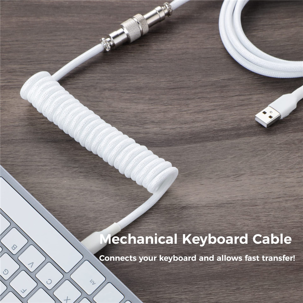 Cable en espiral para teclado  - Gaming Keyboard Types reseña y precio
