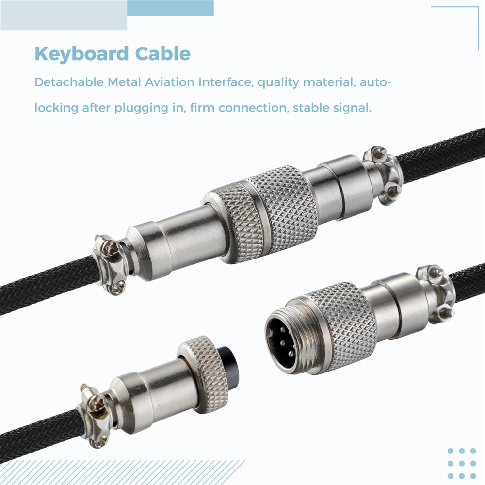 Cable en espiral para teclado  - Gaming Keyboard Types reseña y precio