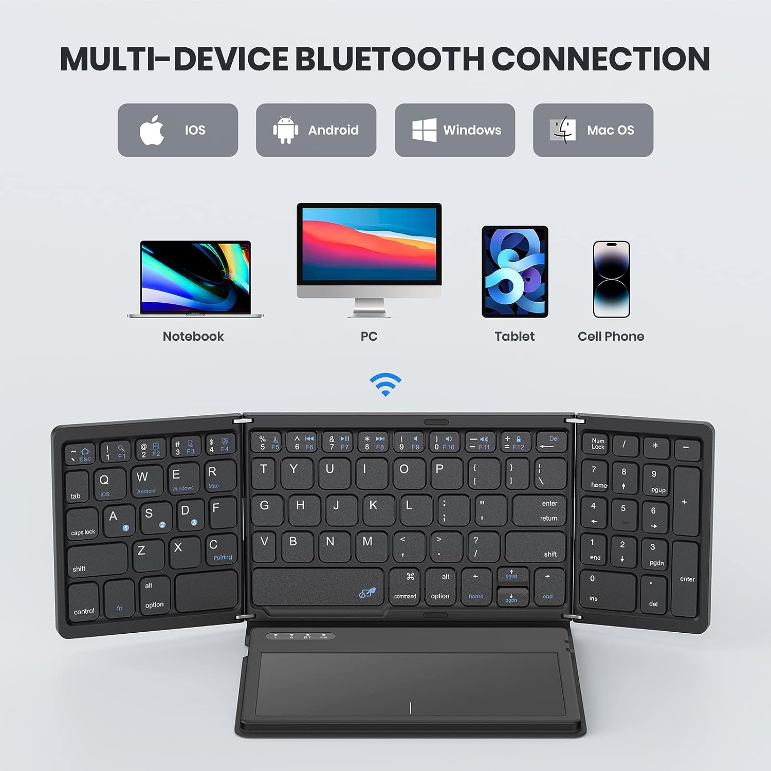 Mini teclado plegable portátil - Gaming Keyboard Budget reseña y precio