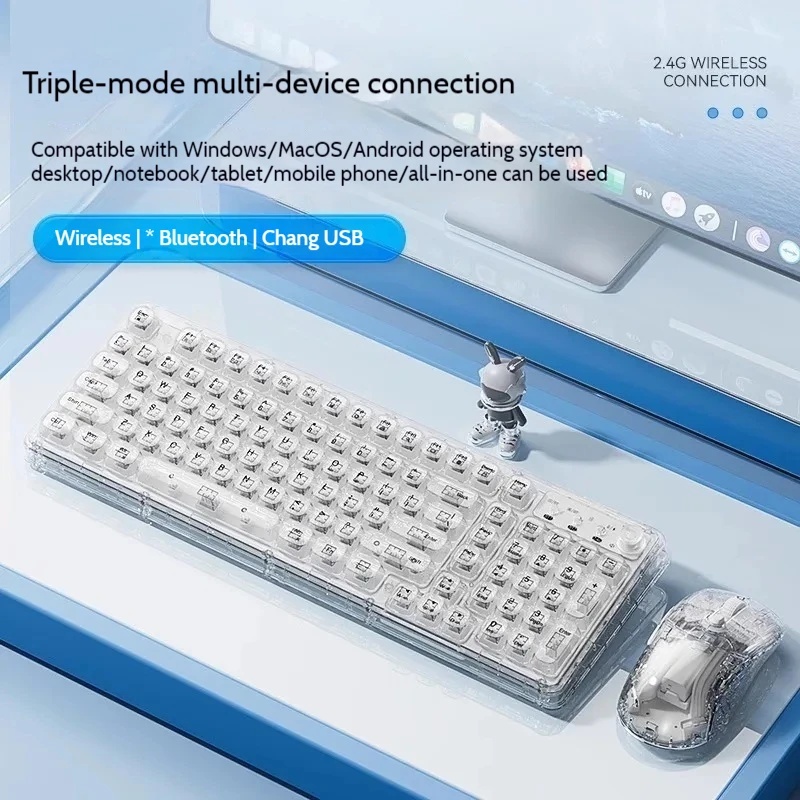 Combo de Teclado y Ratón Inalá - Keyboard Gaming Transparent reseña y precio