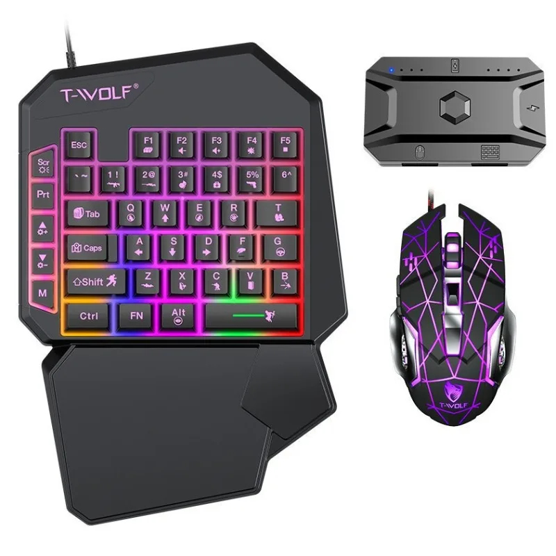 Juego de 5 en 1, teclado mini  - Gaming Keyboard Half reseña y precio