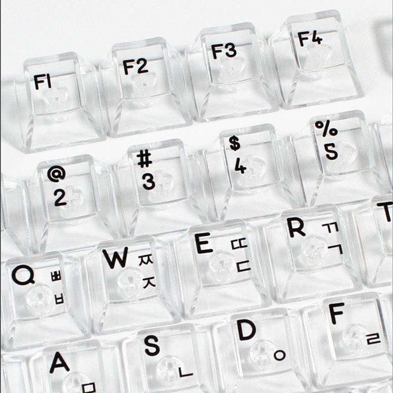 Teclas de cristal con impresió - Keyboard Gaming Transparent reseña y precio