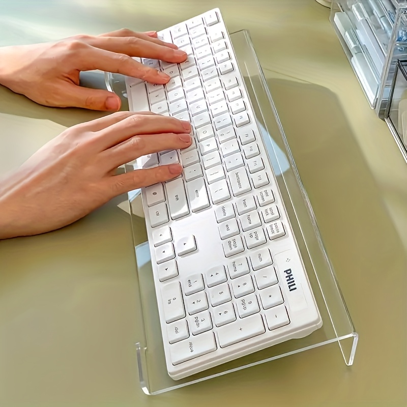 Soporte para teclado acrílico, - Gaming Keyboard Ergonomics reseña y precio