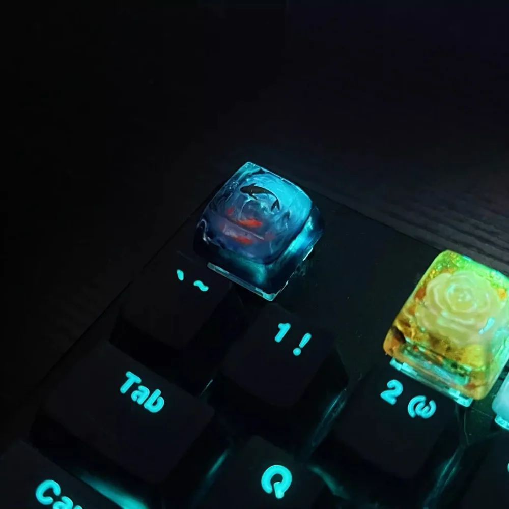 Tecla de pez Koi de estilo chi - Keyboard Gaming Transparent reseña y precio
